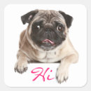 Recherche de salut et bonjour autocollants Chiot