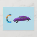 Recherche de voiture jouet cartes postales Pour enfants