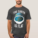 Recherche de terre plate tshirts Conspiration