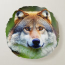 Recherche de tête de loup coussins Loups