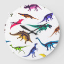 Recherche de motif dinosaure horloges Arrière plan