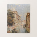 Recherche de peintures de venise puzzles Canal