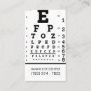 Recherche de ophtalmologues cartes visite Opticien