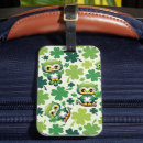 Recherche de st patrick bagages étiquettes Trèfle