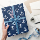 Recherche de ancre bleu marine papier cadeau Ancres