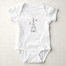 Recherche de tour eiffel bébé vêtements Bonjour