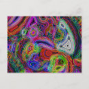 Recherche de arc en ciel abstrait cartes postales Motif