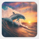 Recherche de coucher du soleil de dauphin autocollants Vie marine