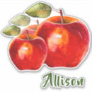 Recherche de pomme rouge voiture autocollants Tendance
