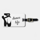 Recherche de danse classique bagages étiquettes Noir et blanc