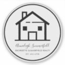 Recherche de agent immobilier autocollants Simple