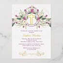Recherche de croix florale invitations Rose