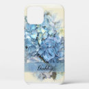Recherche de fleurs bleu clair iphone coques Botanique