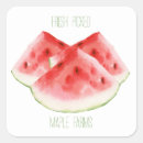 Recherche de tranches autocollants Pastèque