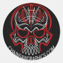 Recherche de tronçonneuses autocollants Horreur