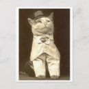 Recherche de humour costume cartes postales Chat