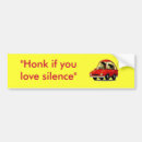 Recherche de silence voiture autocollants Amour