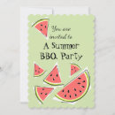 Recherche de motif pastèque invitations Fruit
