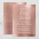 Recherche de gold foil baby shower invitations Rose doré