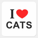 Recherche de chats cœur autocollants J'aime