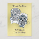 Recherche de mort 11x16 invitations Squelettes