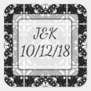 Recherche de mandala noir autocollants Élégant