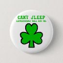 Recherche de trèfle chanceux de shamrock badges Vert