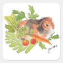 Recherche de carotte mignonne autocollants Aquarelle