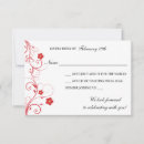 Recherche de tourbillonné invitations Rouge