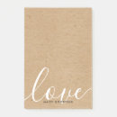 Recherche de kraft post its Rustique