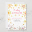 Recherche de daisy baby shower invitations Pastel