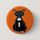 Recherche de yeux oranges badges Chat