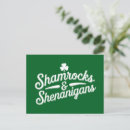 Recherche de shamrocks cartes postales Lutin