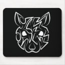 Recherche de tribale tapis souris Noir et blanc