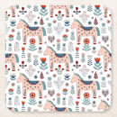 Recherche de motif scandinave dessous de verres Fleur