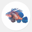 Recherche de venimeux autocollants Poisson lion