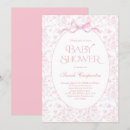 Recherche de bow baby shower fille invitations Vintage