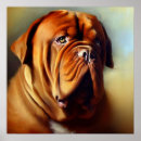 Recherche de chien de dogue bordeaux posters Portrait
