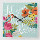 Recherche de fleur de la vie horloges Rose