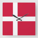 Recherche de danois horloges Drapeau du danemark
