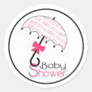 Recherche de parapluie rose autocollants Bébé