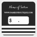 Recherche de rayures noires et blanches autocollants Tendance