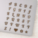 Recherche de bronze autocollants Monogramme