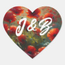 Recherche de red poppies autocollants Fleurs