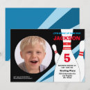 Recherche de photo bowling invitations Bleu