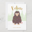 Recherche de bigfoot christmas vœux cartes Yeti