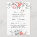 Recherche de partie de vintage fiançailles invitations Fleurs
