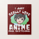 Recherche de anime puzzles Dessin
