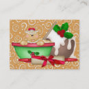 Recherche de noël cartes visite Pâtisserie