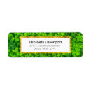 Recherche de shamrock étiquettes adresse retour Girofle